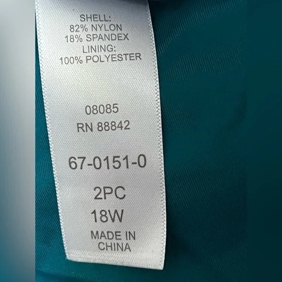 Kim Gravel x Swimsuits for All Zip Front Swim Tee and Brief - Picture 10 of 15